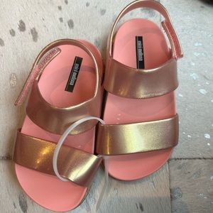 Mini Melissa gel sandals size 8 brand new